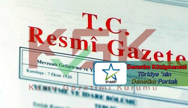 Kamu G�zetimi, Muhasebe ve Denetim Standartlar� Kurumundan Kurul Karar�