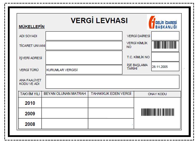 Vergi Levhalar�n�z� May�s Ay� Sonuna Kadar �nternet Vergi Dairesi �zerinden Yazd�rmay� Unutmay�n, �zel Usuls�zl�k Cezas� Yemeyin!
