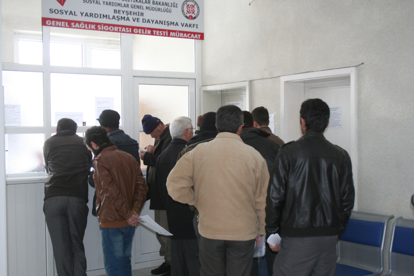 Teste gir borcu bitir.